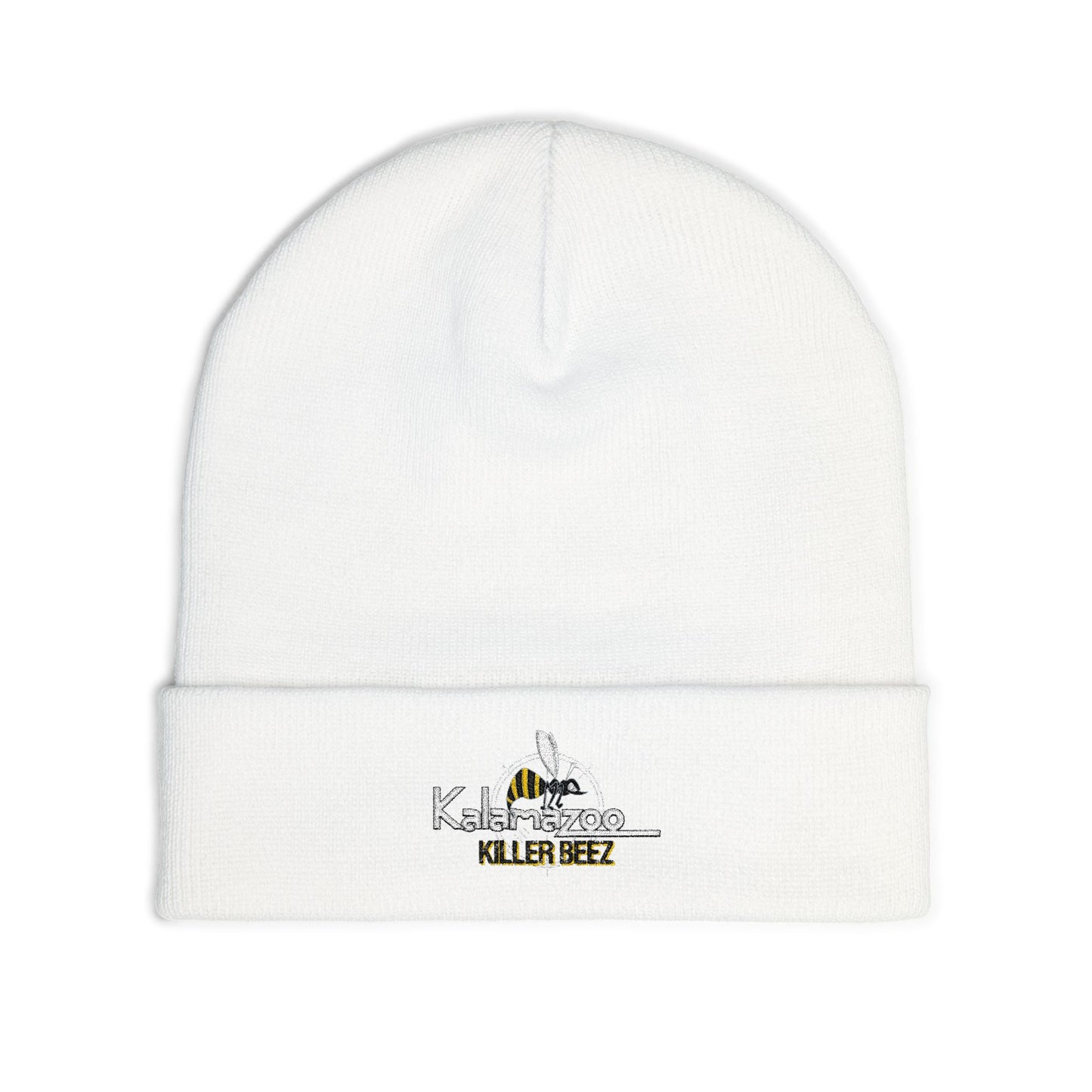 Killer Beez Embroidered Knit Beanie — Bee Logo Winter Hat
