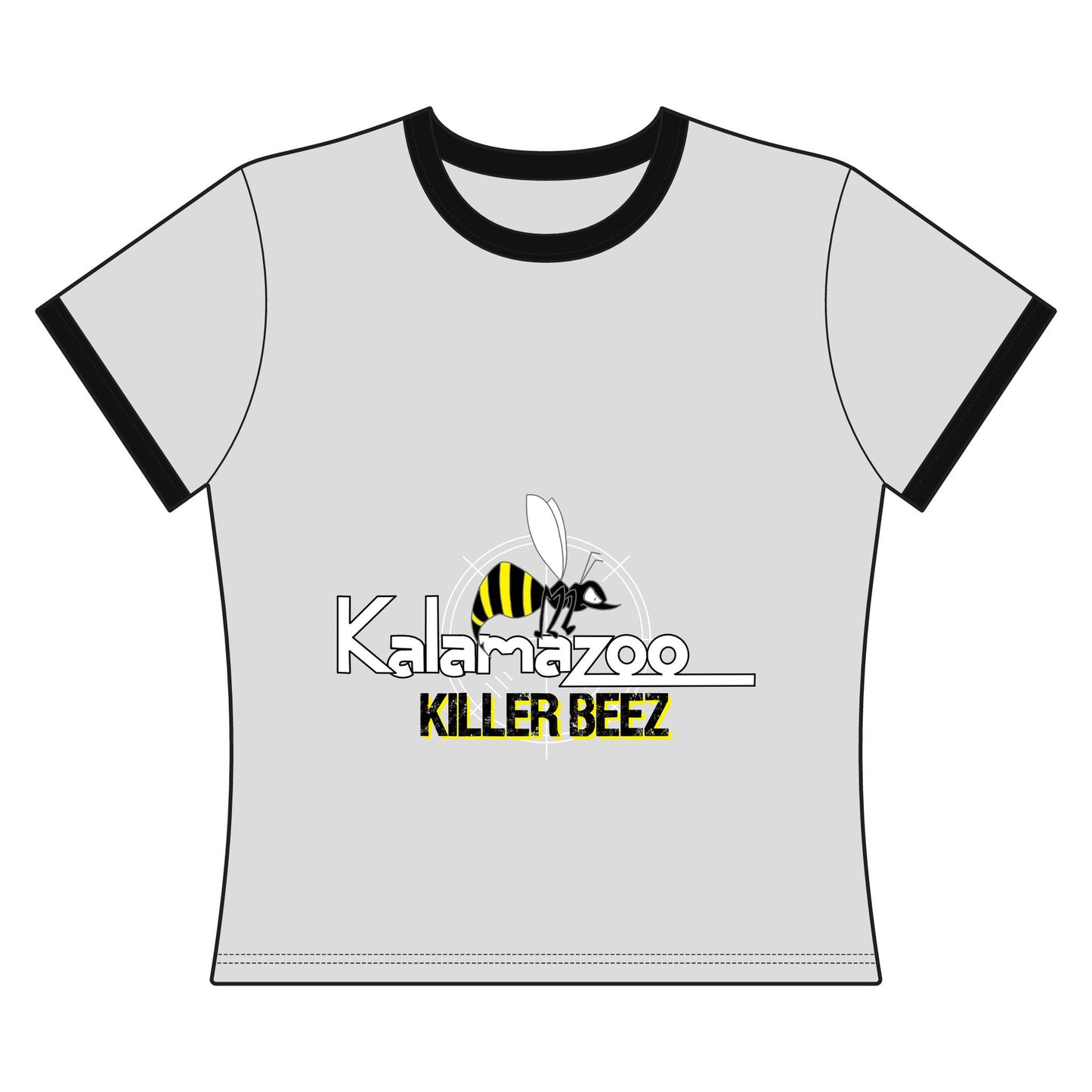 Kalamazoo Killer Beez Women's Ringer Tee